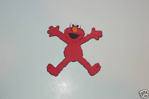 Cricut Sesame Street Elmo Jumping Die Cut/Cuts 4  