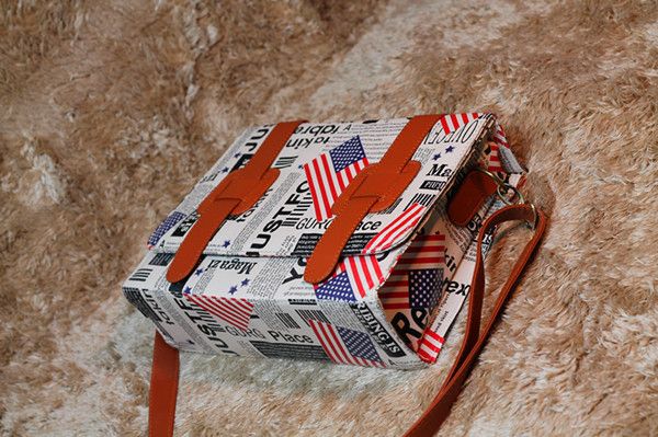   Fashion Womens England flag Faux Leather Tobe Shoulder Bags Handbags