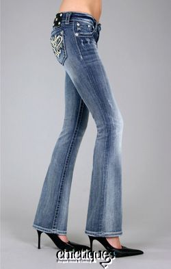 Miss Me Jeans Paisley Pearl Crystal Leather Heart Denim Boot Cut 