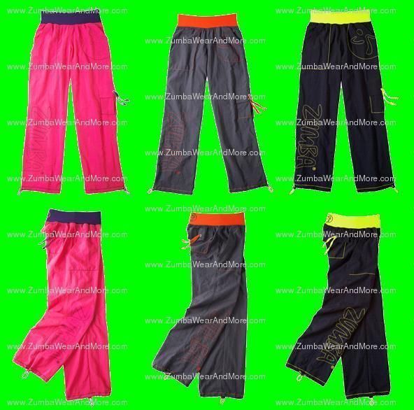 Zumba Logo Cargo Pants II NEW Ships fast In 3 colors Looks great on 