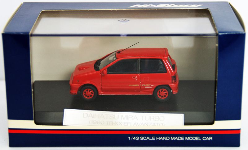 Hi Story (Interallied) HS008R DAIHATSU MIRA TURBO (1990 TR XX EFI) RED 