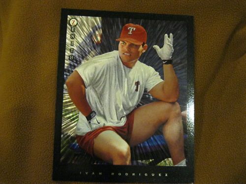 1997 Zenith Ivan Rodriguez Dufex Insert 8x10 Card  