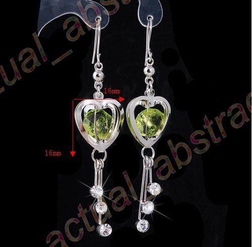 72PAIR earring Czech rhinestone&crystal glass wholesale  