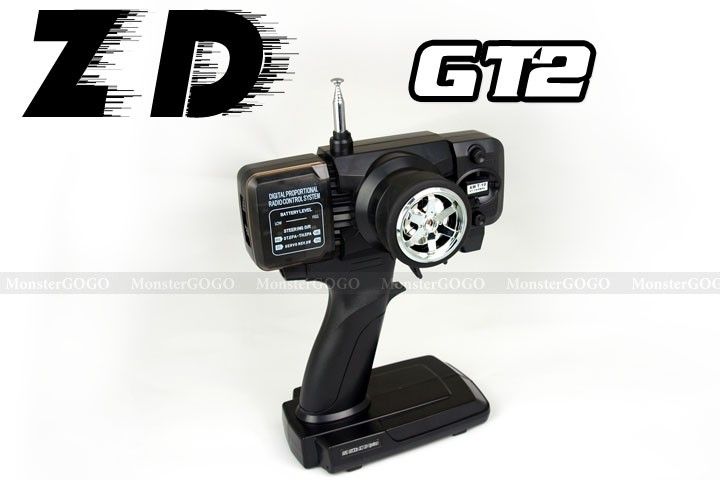 ZD GT2 Radio Remote control 2CH 27MHz AM T 10 for RC Car and Boat 