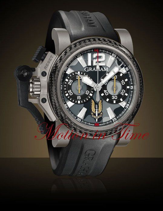 Graham Chronofighter Oversize Night Commando SAS II Titanium 47mm 