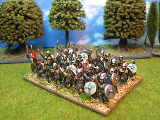 15mm Ancient DPS painted ESaxon Noble Warriors EXSA002  