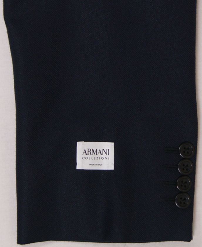 GIORGIO ARMANI COAT $1595 NAVY 2 BTN LIGHTWEIGHT BLAZER SPORT COAT 42L 