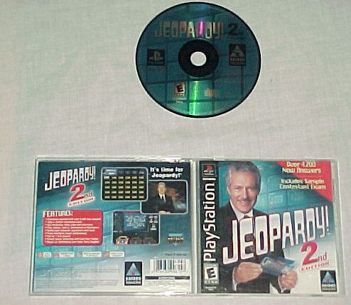 JEOPARDY 2nd Edition Playstation 1 Ps1 Game Show  