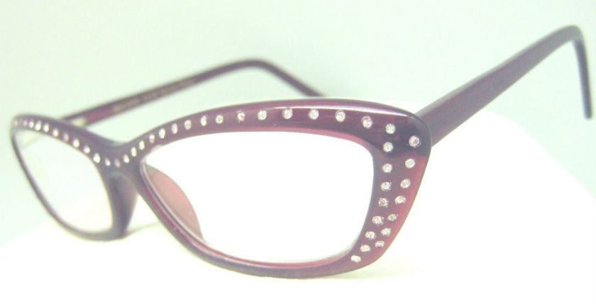 GALAXY CATEYE Rhinestone Reading Glasses Readers 2.0  