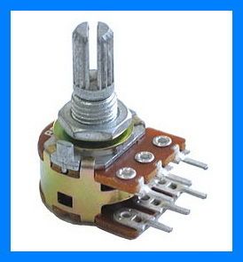 200K OHM Logarithmic Dual Rotary Taper Potentiometer A200K 200KA 