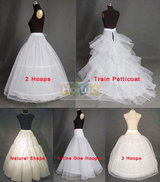 Click to browse this 5 style petticoats, choose you to like