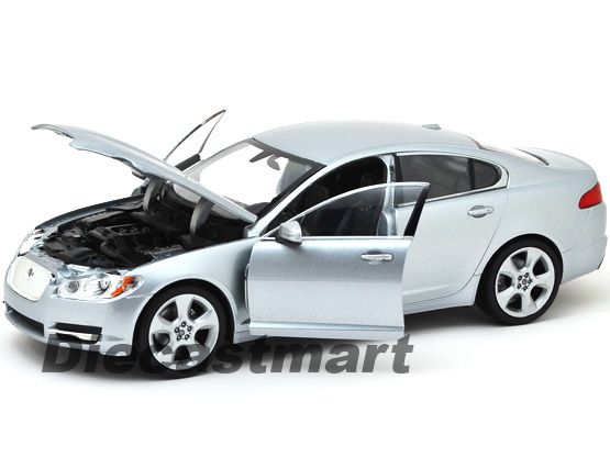 WELLY 124 JAGUAR FX 2010 2011 2012 NEW SEDAN DIECAST MODEL SILVER 