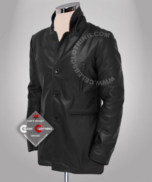 Max Payne Black Lambskin Cool Leather Jacket / Coat  