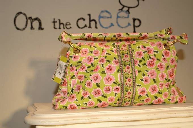 MaggiB French Country Rose Blossom Hanbag Purse NWT  