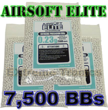7500 .23g 0.23g Airsoft Elite Precision Seamless BBs BB  