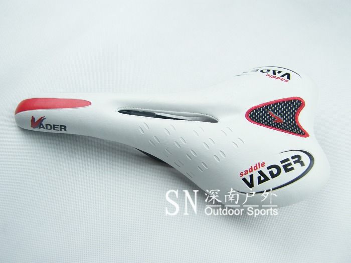 WADER Road MTB Bicycle Saddle Bike Seat White VD008W  