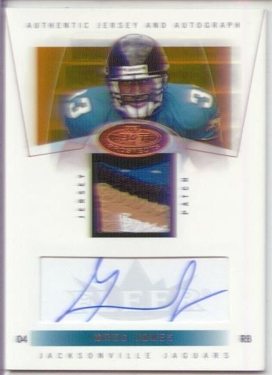   rookie rc auto jersey logo patch jaguars fsu seminoles 4C #/289  