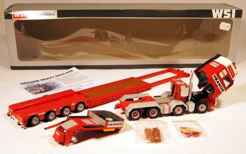 KK WSI #9682 Volvo FH Globe Tractor w/Nooteboom Lowboy HEANOR 1/50 