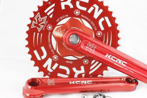 KCNC K2 Type XC Double Blade Crankset,42 29T,170mm,Red  