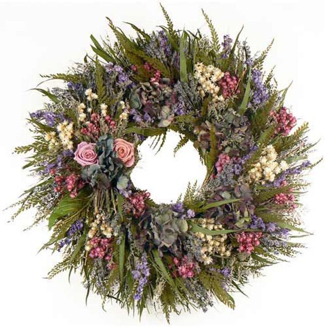 28 Melrose Dried Flower Spring Wreath Summer Wreaths  