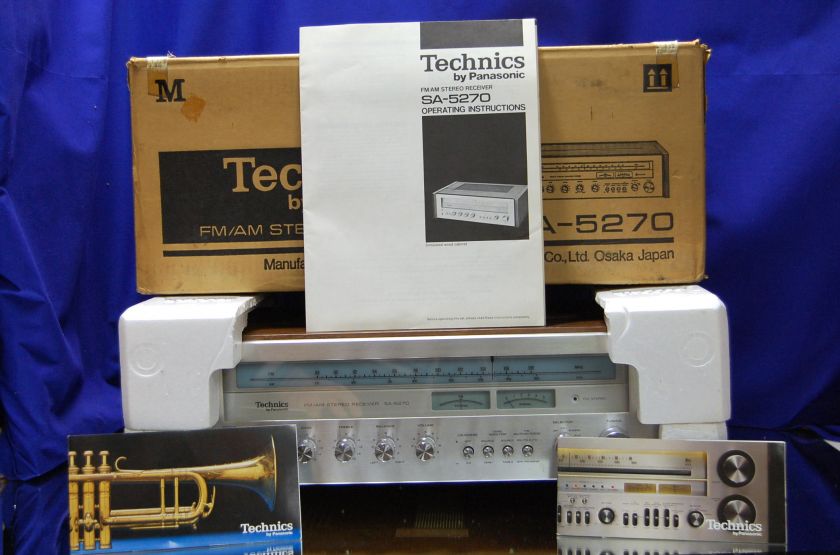 Technics SA 5270 Stereo Receiver   35 WPC   Box, manuals, MINT  