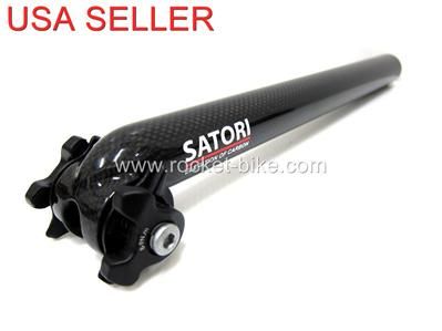   Bike~Bicycle~Carbon~Fiber~Fibre~Seatpost~Seat~Post~31.6~350mm~  