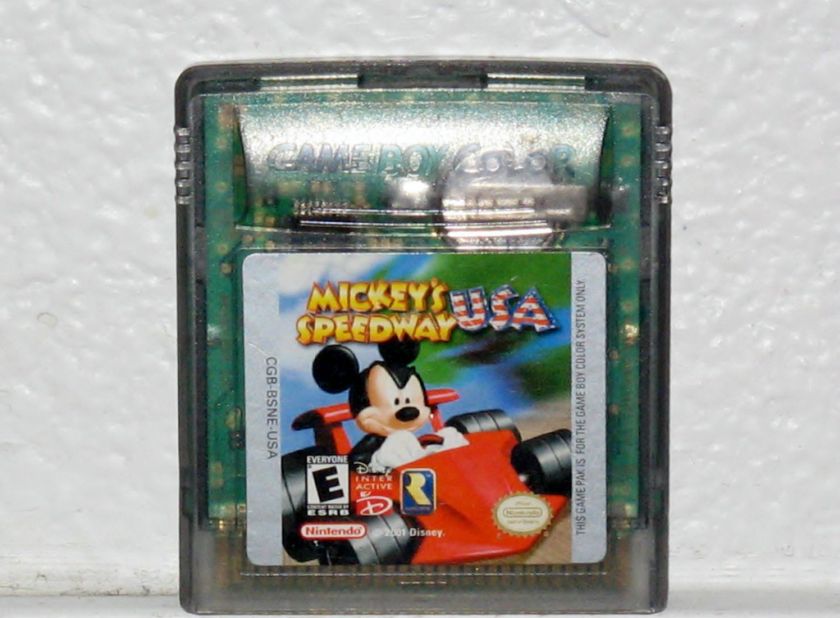 MICKEYS SPEEDWAY USA   Nintendo Game Boy Color 045496731342  