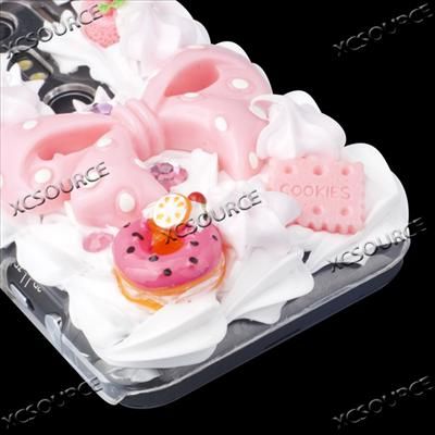   beautiful bowknot 3D Deco Bling Case for HTC EVO 3D PC087  