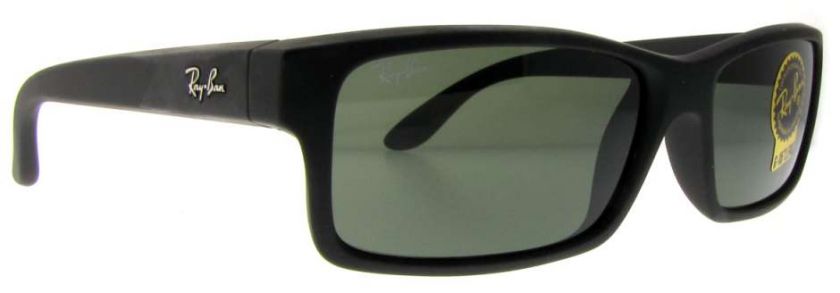 RAY BAN RB 4151 622 BLACK RUBBER RB4151 SUNGLASSES 805289440154  