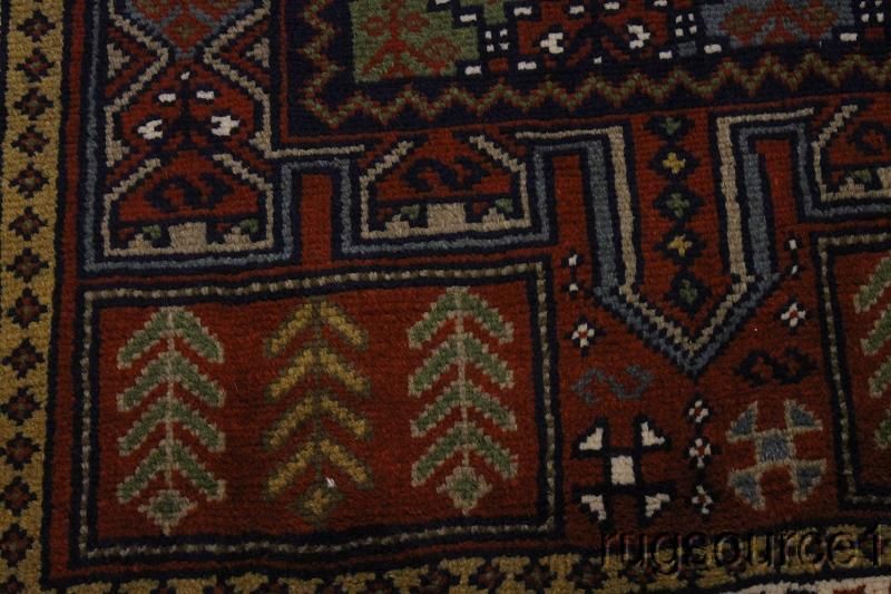   4X6 GHOOCHAN PERSIAN ORIENTAL AREA RUG CARPET WOOL & WOOL  