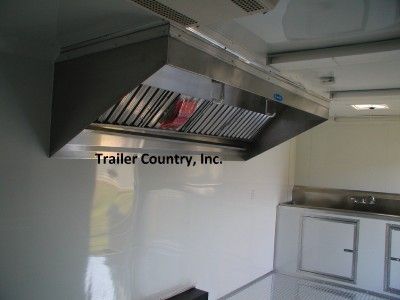 NEW 8.5x18 Enclosed Concession Food Vending BBQ Trailer  