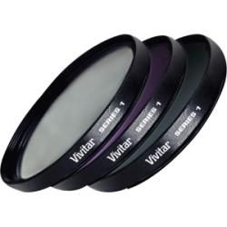 Vivitar 77 77mm Multi Coated Filter Kit UV+CPL+FLD Series 1 Optics 