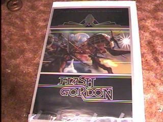 FLASH GORDON ADV B ROLLED MOVIE POSTER 80 MYLAR RARE  