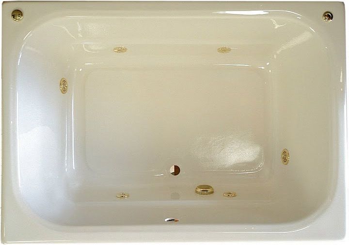 Jade 5 Two Person Whirlpool Bathtub Super Wide Tub  