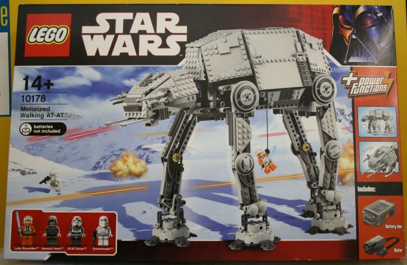 New Rare Motorized Star Wars Lego 10178 Walking AT AT + 4 Figures MIMB 