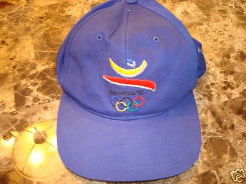 BARCELONA OLYMPICS 1992 HAT CAP 1990s VINTAGE SNAPBACK  