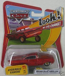 Disney Pixar Cars Lenticular Eyes Hydraulic Ramone NEW  