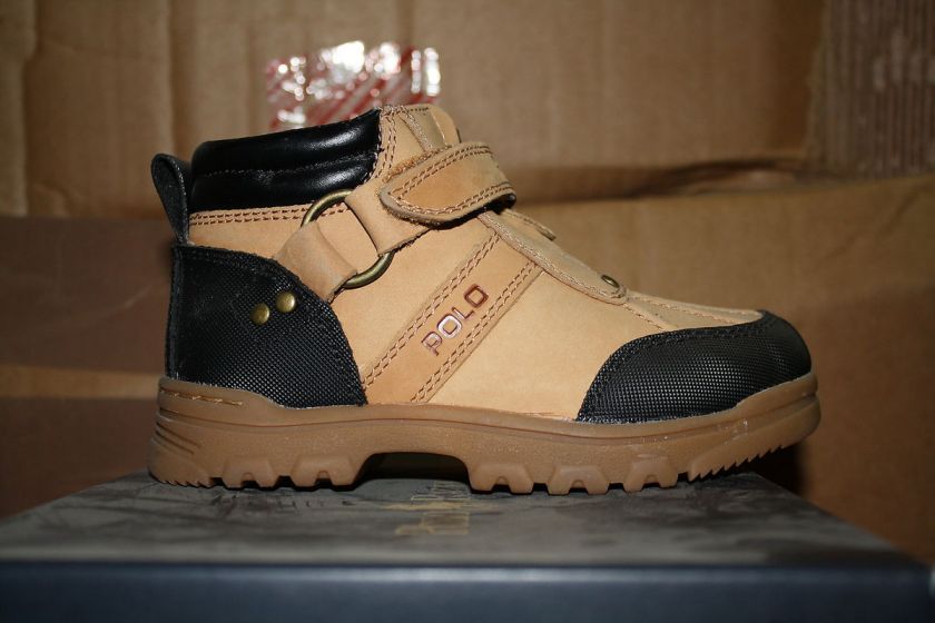 Polo Ralph Lauren Conquest Zip Cashew Little Kids/Infant Boots  