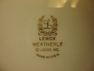 Lenox Weatherly Sugar Bowl w/ Lid  
