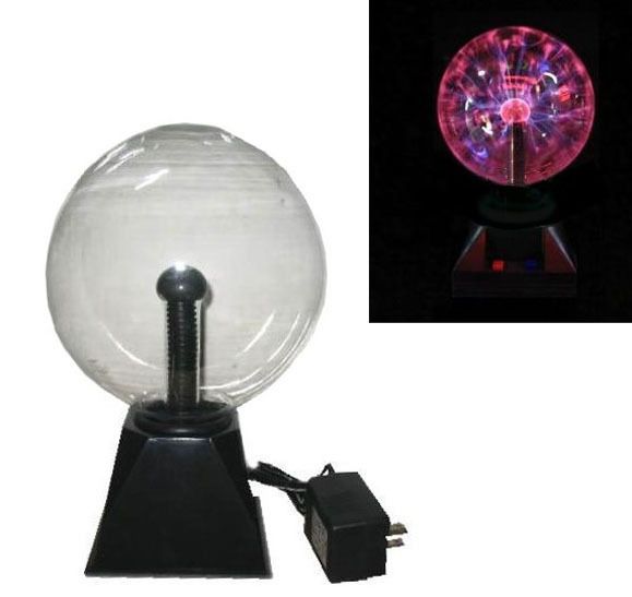 SOUND ACTIVATED PLASMA LIGHTNING 8 BALL light ELECTRIC music lights 