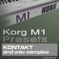 KORG M1 SAMPLES for KONTAKT .nki INSTRUMENTS & WAV FILES   Fast 