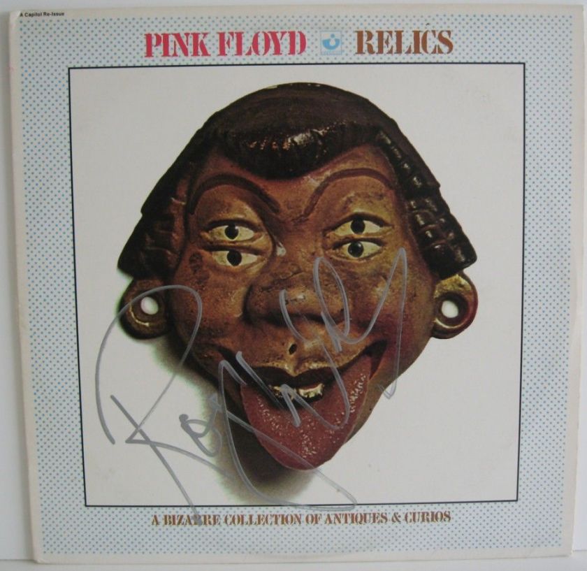 ROGER WATERS Pink Floyd Signed Relics Album LP PSA/DNA  