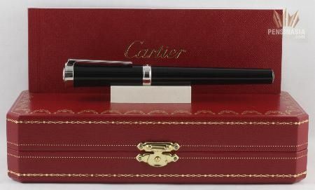 CARTIER STILETTO DE COMPOSITE FOUNTAIN PEN BEAUTIFUL   