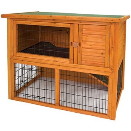 NEW LARGE OUTDOOR BUNNY RABBIT & GUINEA PIG HUTCH PET ANIMAL PEN CAGE 