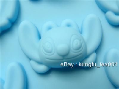 Disney Stitch & Angel Ice Chocolate Mini Cake Mold  