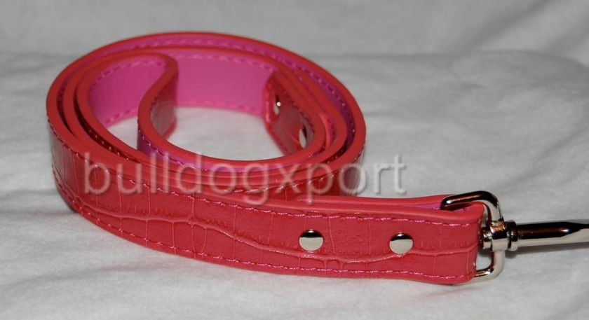 Gator Leather Leash 36 in Super Strong Pitbull Bully Amstaff Husky 