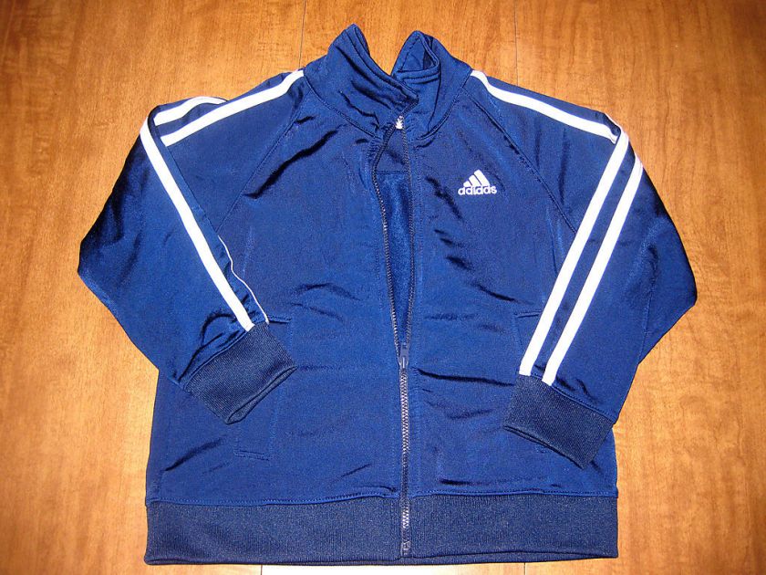 ADIDAS logo jogging suit jacket youth med retro polyester athletic 