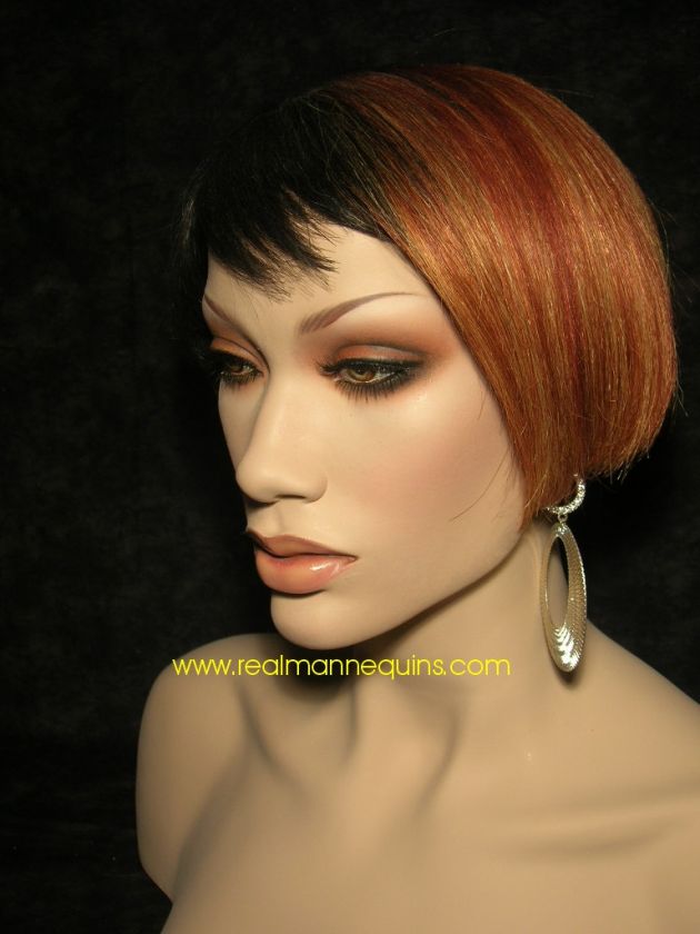   Realistic Mannequin Head Bust African American Mannequin Head $100 OFF