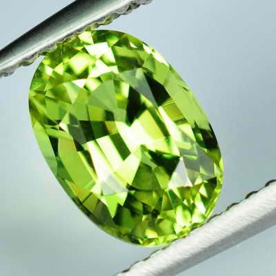 PREMIUM CUT   AAA TOP COLOR MINT GREEN CHRYSOBERYL   CEYLON   2.03ct 