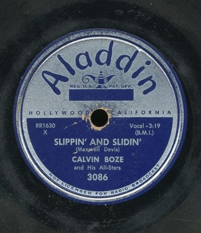 pc78 R&B Aladdin 3086 Calvin Boze  